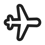 Airplane SVG Icon